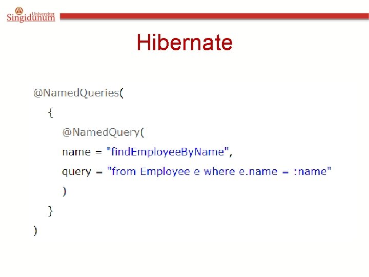 Hibernate Hibernate