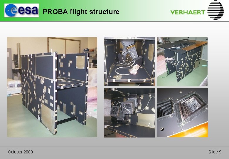 PROBA flight structure October 2000 Slide 9 