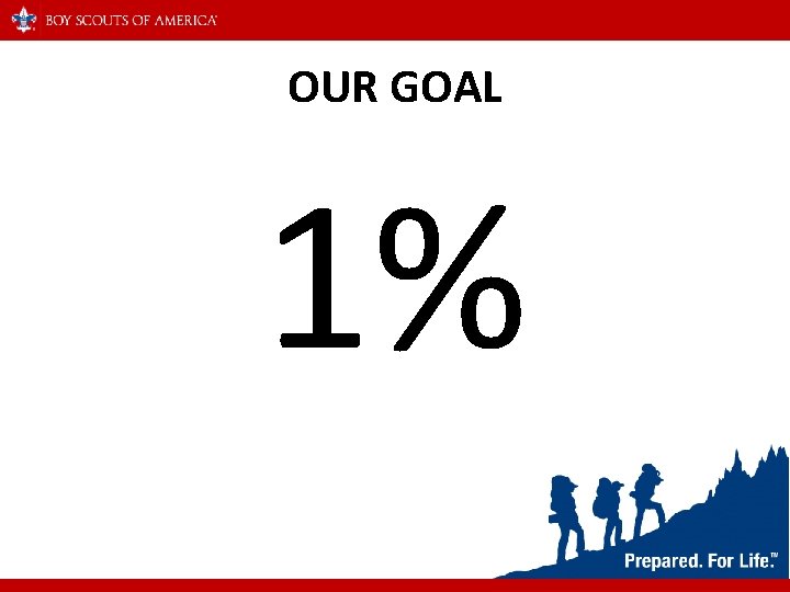 OUR GOAL 1% 