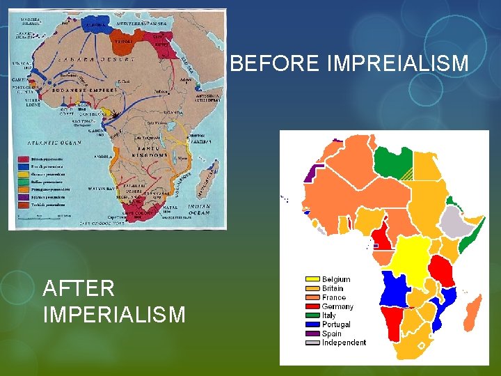 BEFORE IMPREIALISM AFTER IMPERIALISM 