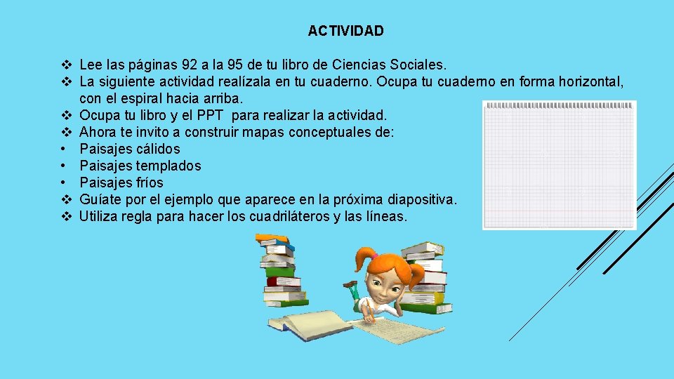 ACTIVIDAD v Lee las páginas 92 a la 95 de tu libro de Ciencias