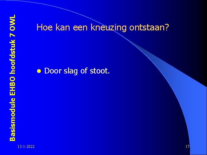 Hoe Kan Een Kneuzing Ontstaan