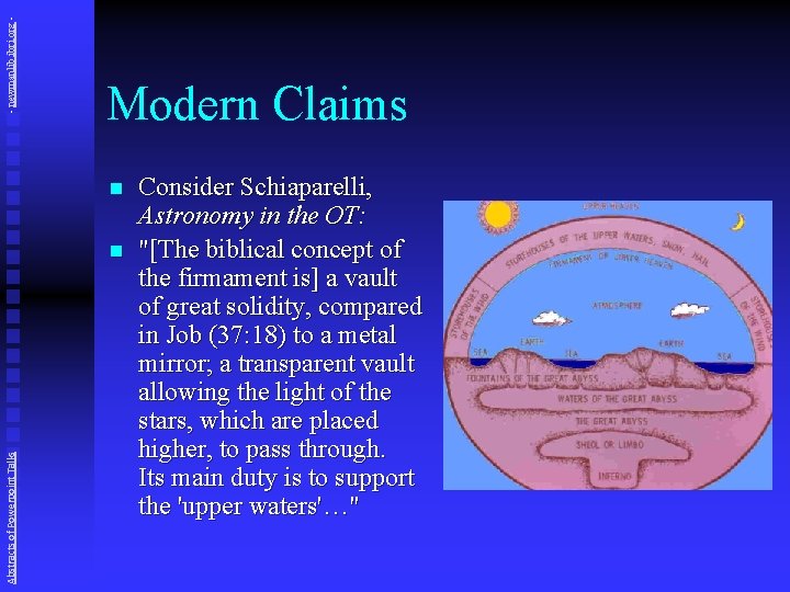 - newmanlib. ibri. org - Modern Claims n Abstracts of Powerpoint Talks n Consider