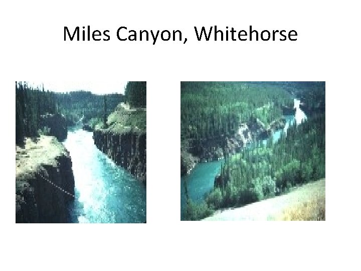 Miles Canyon, Whitehorse 
