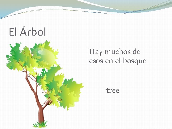 El Árbol Hay muchos de esos en el bosque tree 