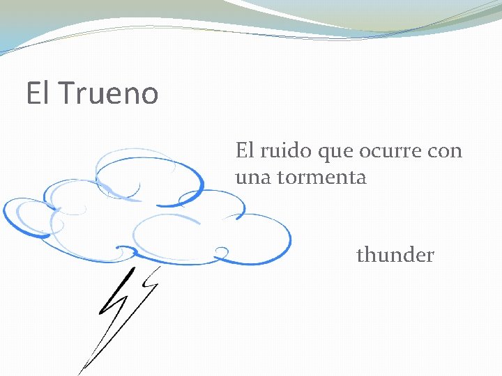 El Trueno El ruido que ocurre con una tormenta thunder 