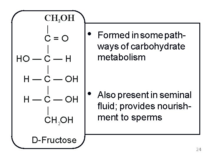 CH 2 OH | C=O | HO — C — H | H —