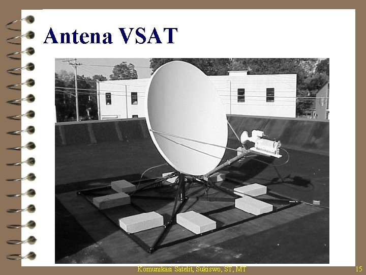 Antena VSAT Komunikasi Satelit, Sukiswo, ST, MT 15 