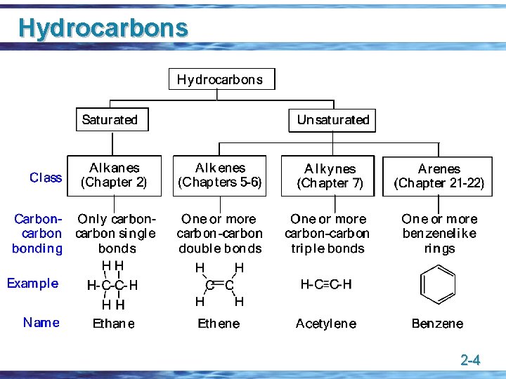 Hydrocarbons 2 -4 