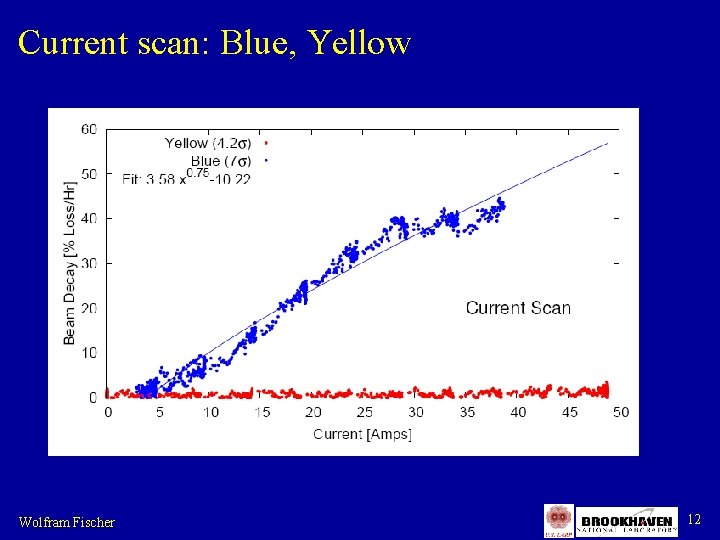 Current scan: Blue, Yellow Wolfram Fischer 12 