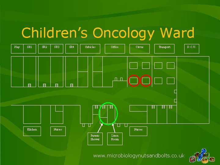 Children’s Oncology Ward Play SR 1 Kitchen SR 2 SR 3 SR 4 Cubicles