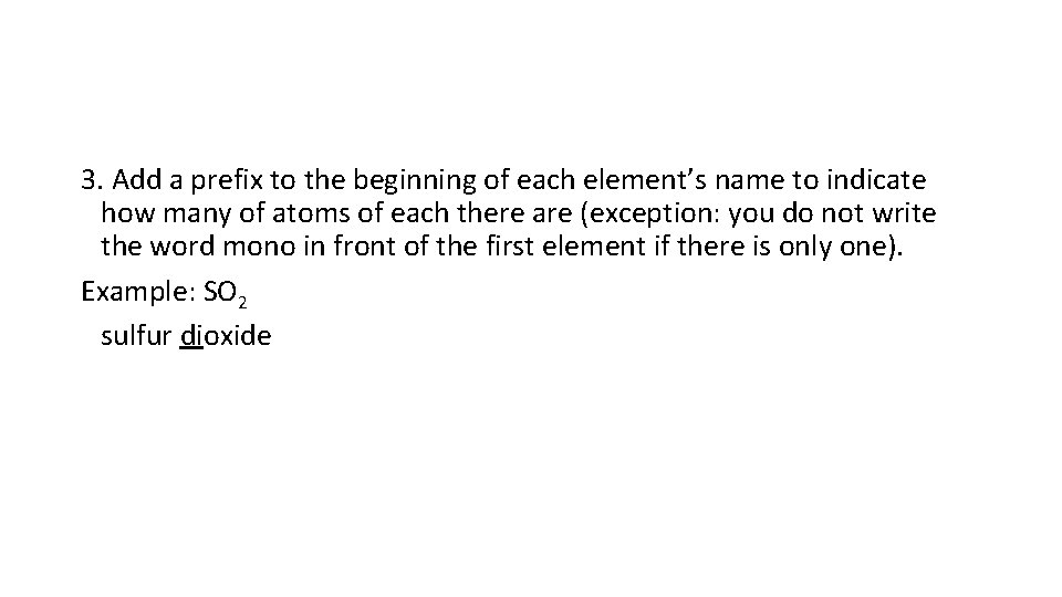3. Add a prefix to the beginning of each element’s name to indicate how