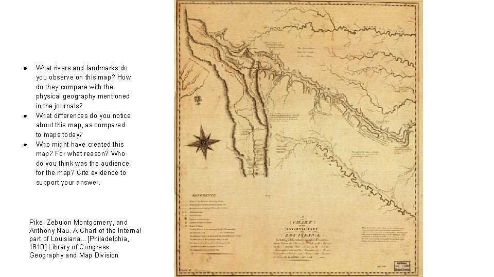 ● ● ● What rivers and landmarks do you observe on this map? How