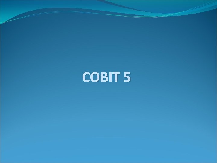 COBIT 5 