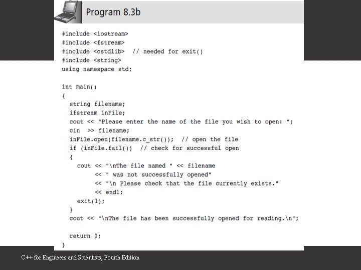 C++ for Engineers and Scientists, Fourth Edition 
