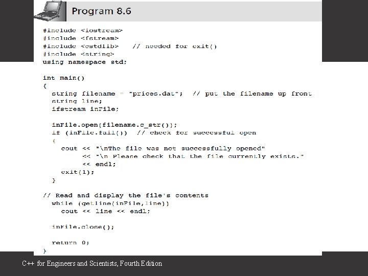 C++ for Engineers and Scientists, Fourth Edition 