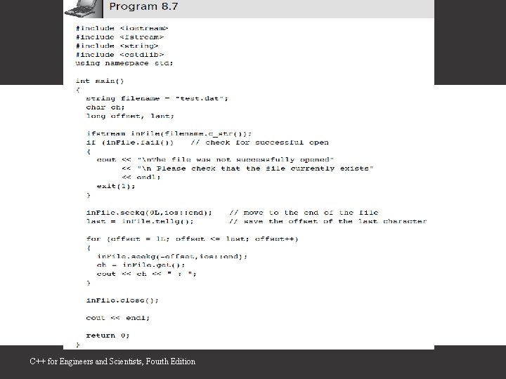 C++ for Engineers and Scientists, Fourth Edition 