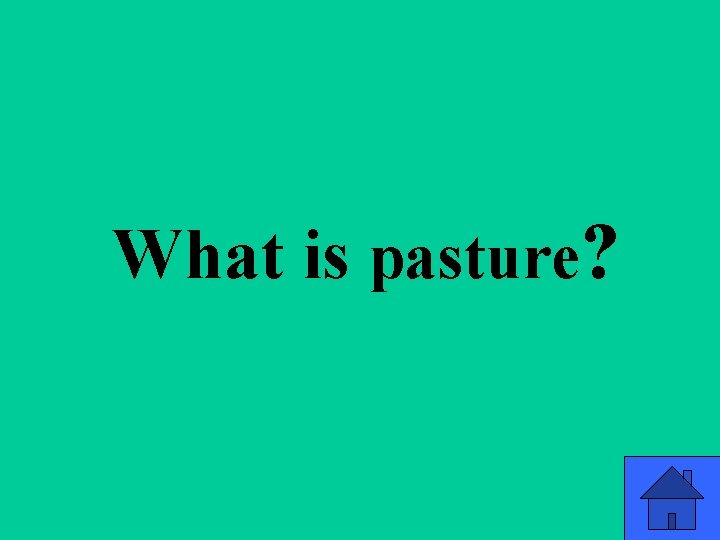 What is pasture? 48 