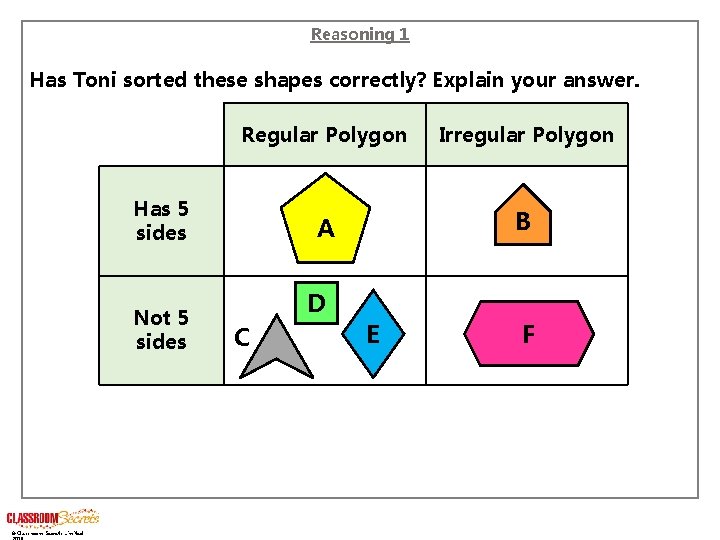 Year 5 Summer Block 2 Properties of Shape