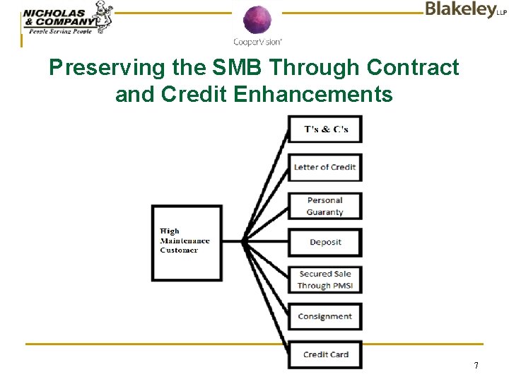 Preserving the SMB Through Contract and Credit Enhancements 7 