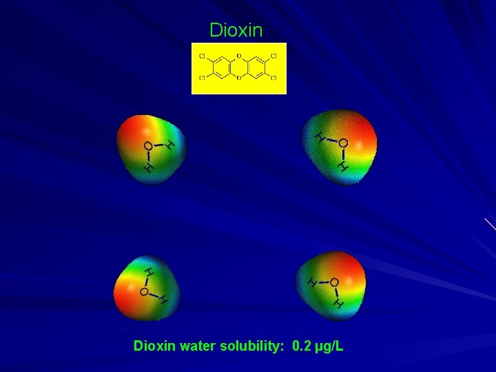 Dioxin water solubility: 0. 2 µg/L 
