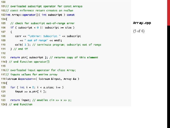 Array. cpp (5 of 6) 