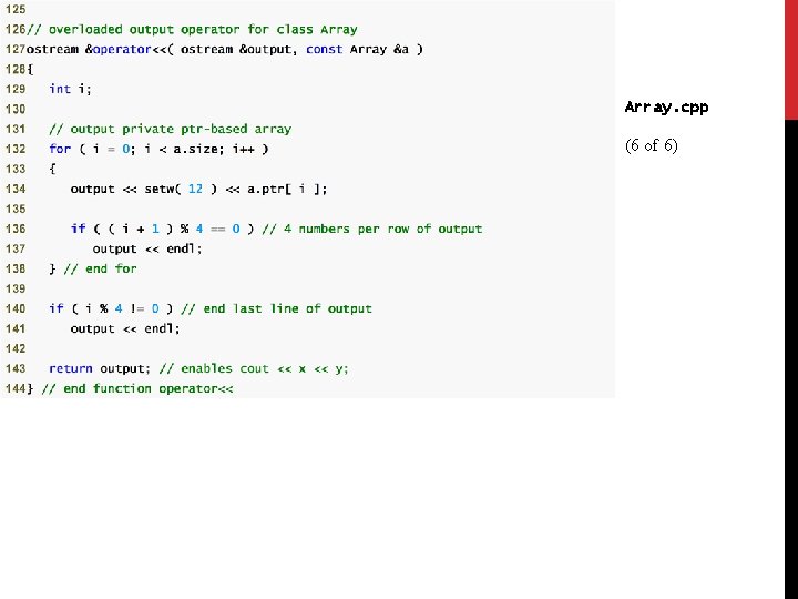 Array. cpp (6 of 6) 
