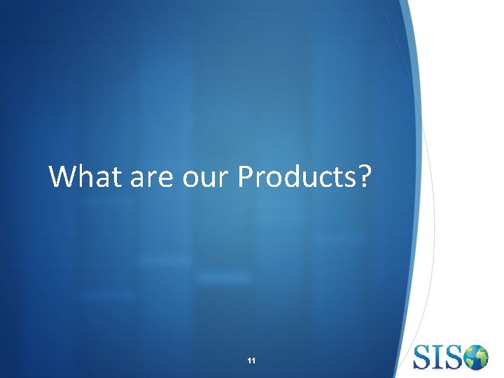 What are our Products? 11 