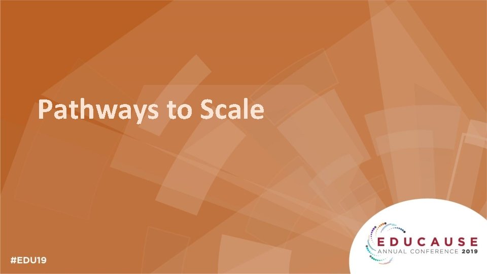 Pathways to Scale 