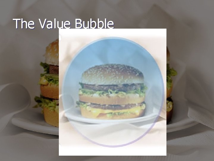 The Value Bubble 