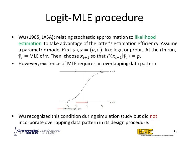 Logit-MLE procedure • 34 