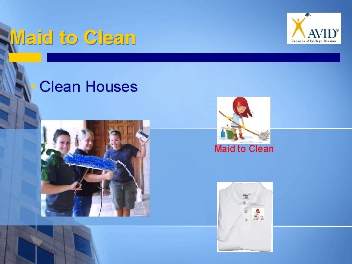 Maid to Clean • Clean Houses Maid to Clean 