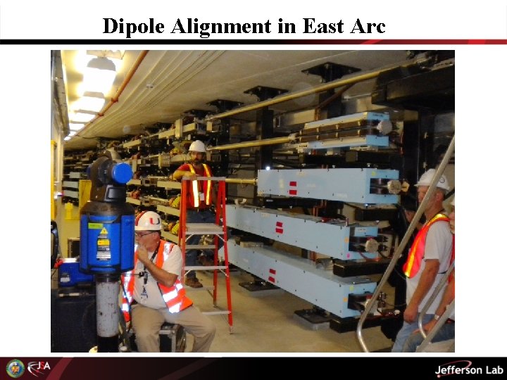 Dipole Alignment in East Arc 