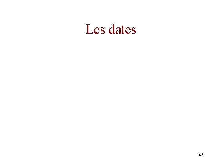 Les dates XML - Yves Bekkers - IFSIC 43 