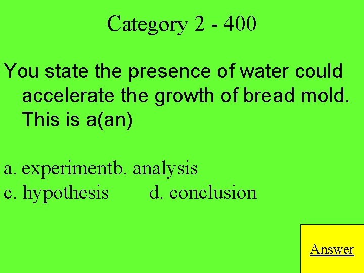 Jeopardy Lab Safety Scientific Chemistry 1 Macro 2