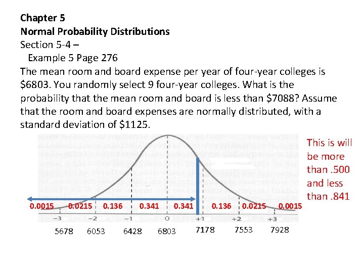 Chapter 5 Normal Probability Distributions Section 5 -4 – Example 5 Page 276 The