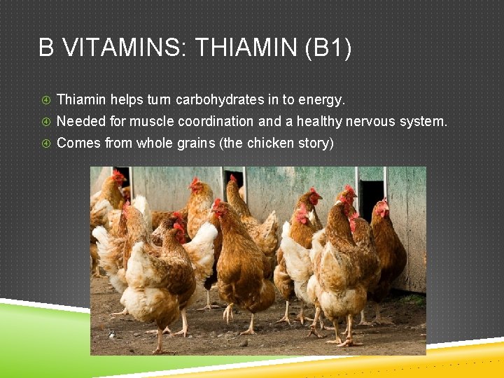 6 BASIC NUTRIENTS Unit 4 Science of Food