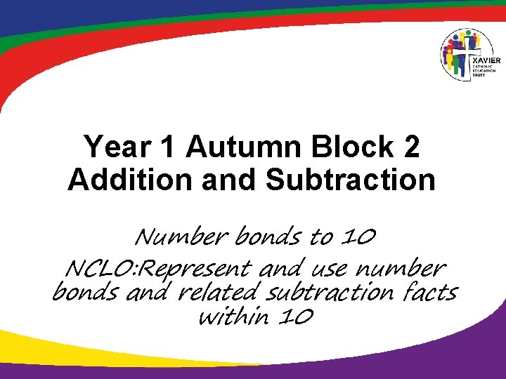 Year 1 Autumn Block 2 Addition and Subtraction Number bonds to 10 NCLO: Represent
