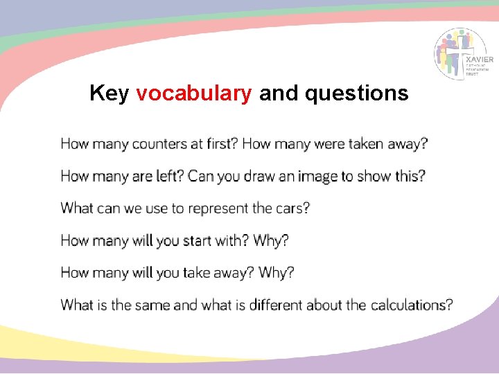 Key vocabulary and questions 