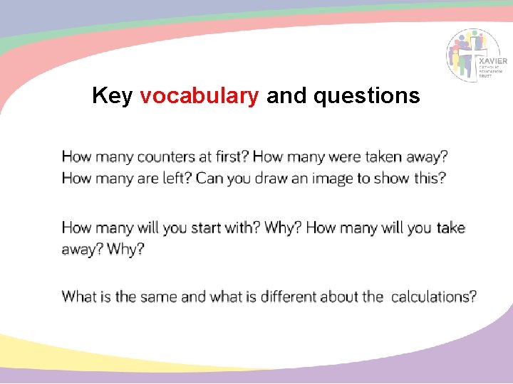 Key vocabulary and questions 