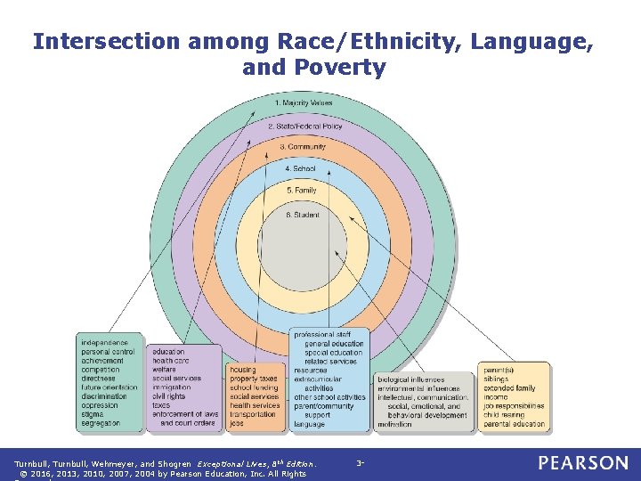 Intersection among Race/Ethnicity, Language, and Poverty Turnbull, Wehmeyer, and Shogren Exceptional Lives, 8 th