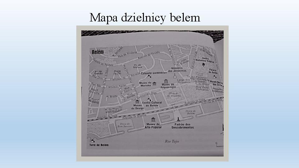 Mapa dzielnicy belem 