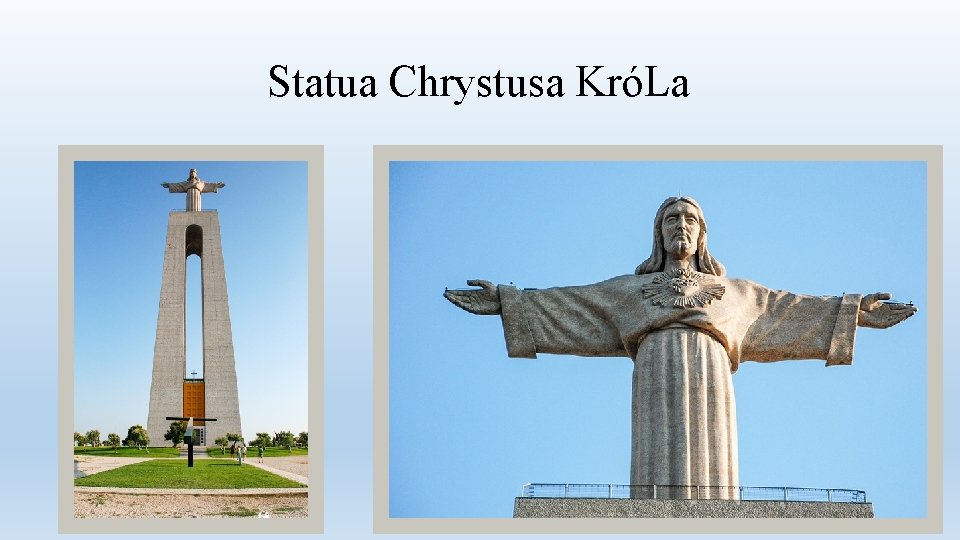 Statua Chrystusa KróLa 