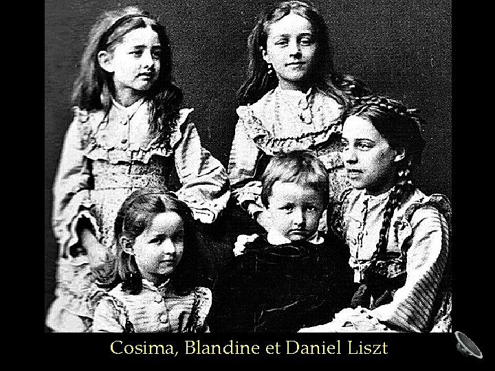 Cosima, Blandine et Daniel Liszt 