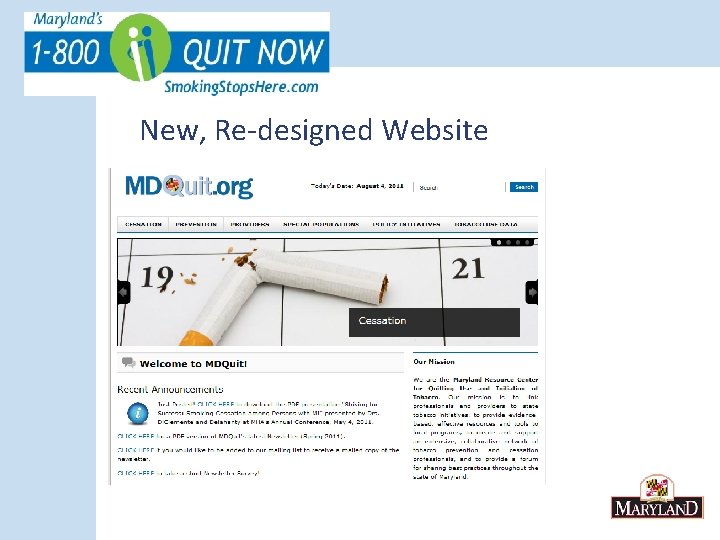 New, Re-designed Website 