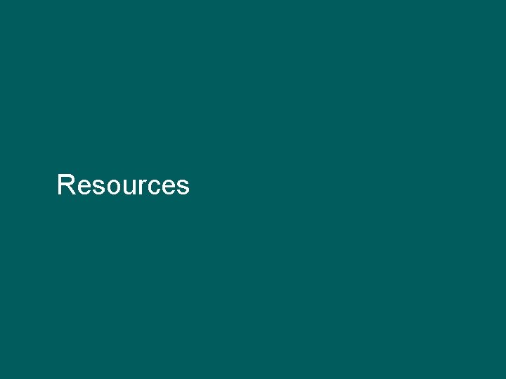 Resources 