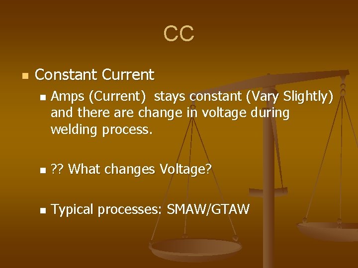 CC n Constant Current n Amps (Current) stays constant (Vary Slightly) and there are CC n Constant Current n Amps (Current) stays constant (Vary Slightly) and there are