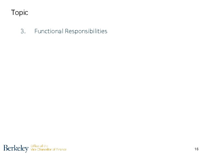 Topic 1. 3. 4. 5. What is a Recharge Center? Functional Responsibilities Common Issues