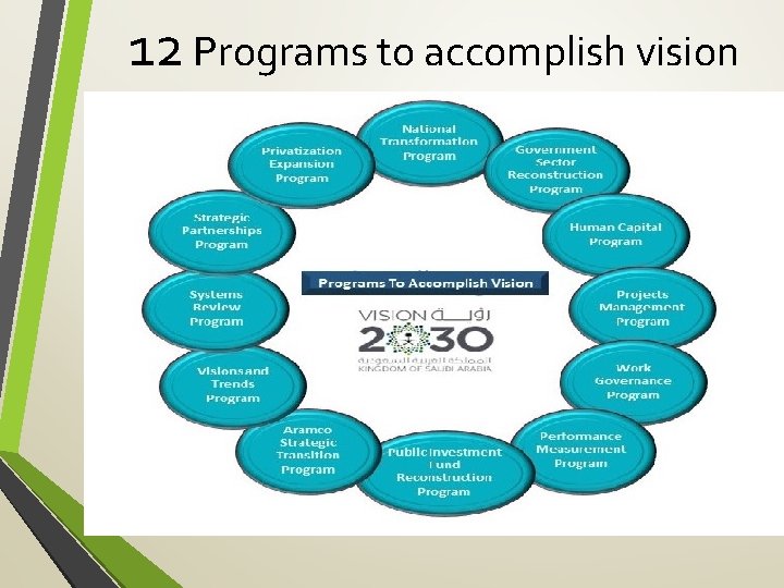 12 Programs to accomplish vision 