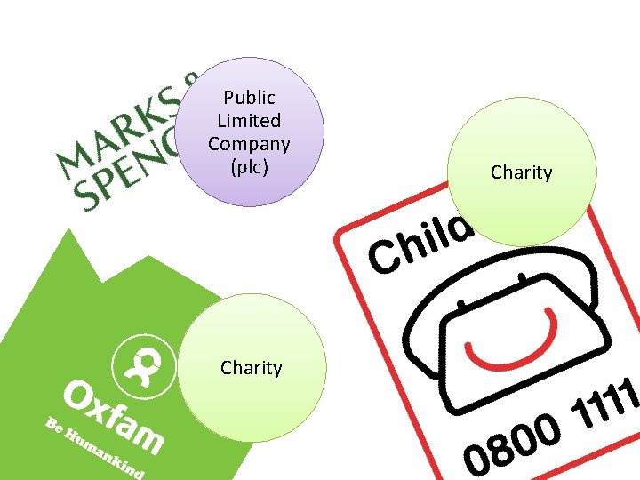 Public Limited Company (plc) Charity 